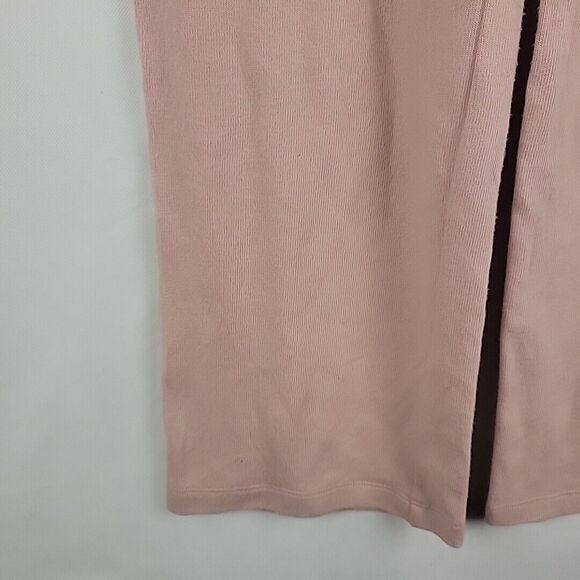 Reformation Cirrus Stretch Knit Pants Womens Size Medium Wide Leg Mid Rise Relax - Picture 4 of 8